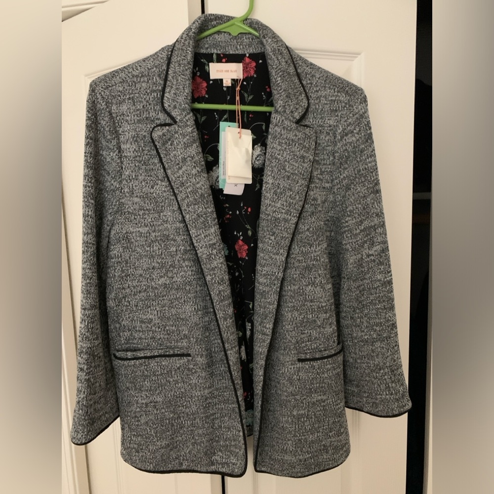 Stitch Fix Skies Are Blue Scuba Blazer NWT